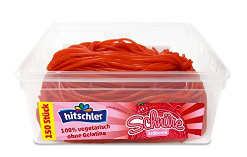 Hitschler Erdbeerschnüre (150 Stück) 900g