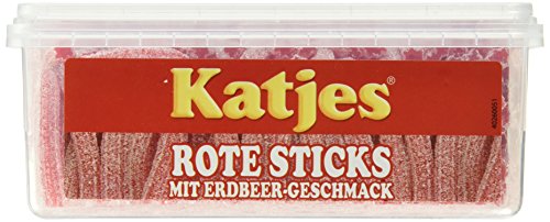 Katjes Rote Sticks 200 Stück, 1-er Pack (1 x 1.4 kg)