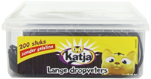 Katja Fruchtgummi Lakritz-Schnüre 200 Stck. Box