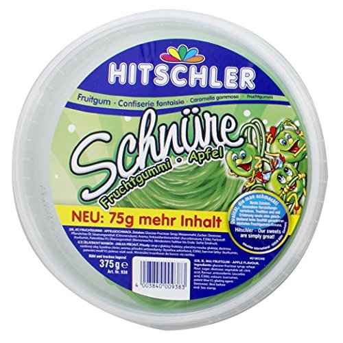 Hitschler – Apfel-Schnüre Fruchtgummi – 375g