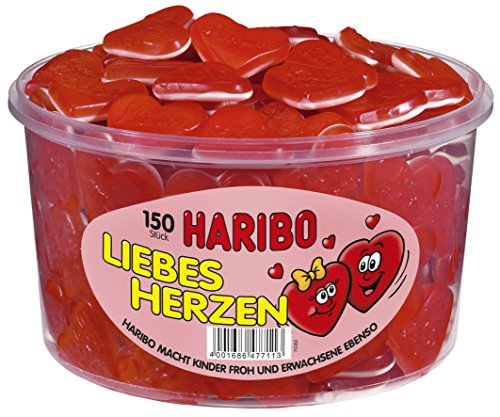 Haribo Liebesherzen, 1er Pack (1 x 1,2kg)