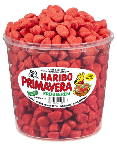 HARIBO Primavera Erdbeeren, 2er Pack (2 x 1.15 kg)