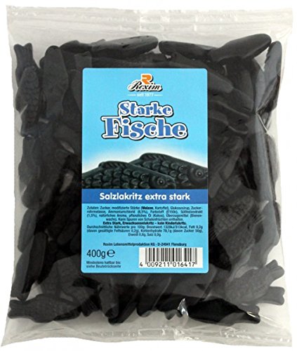 Rexim starke Fische Salmiak-Lakritze extra stark 400 g