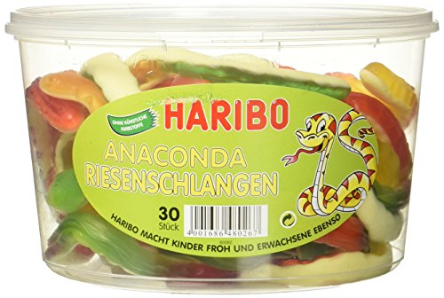 Haribo Anaconda Riesenschlangen, 30 Stück, 1.2 kg