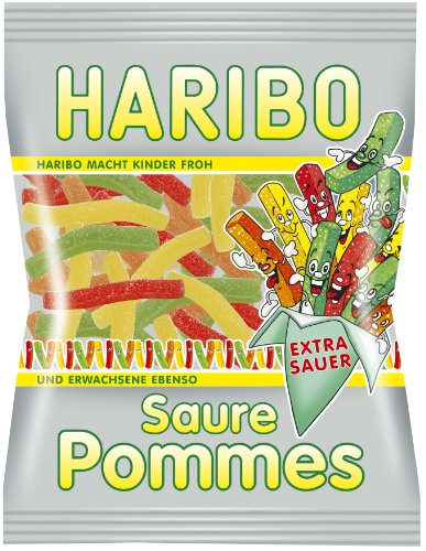 Haribo Saure Pommes, 6er Pack (6 x 200 g Beutel)