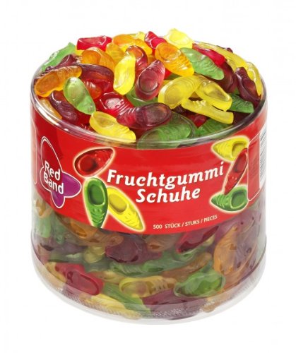 Red Band Fruchtgummi-Schuhe Dose