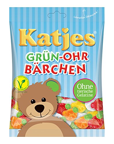 Katjes Grün Ohr Bärchen, 10er Pack (10 x 200 g)