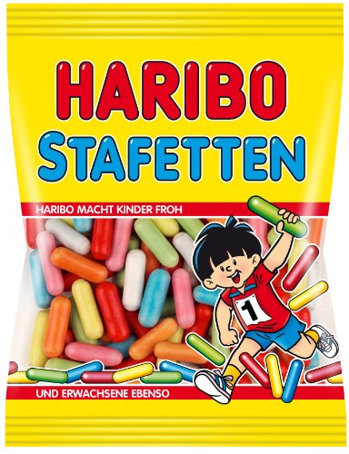 Haribo Stafetten, 6er Pack (6 x 200 g Beutel)