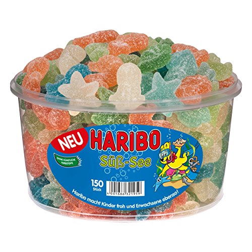 Haribo Süß-See, 150 Stück, Dose, 1200 g