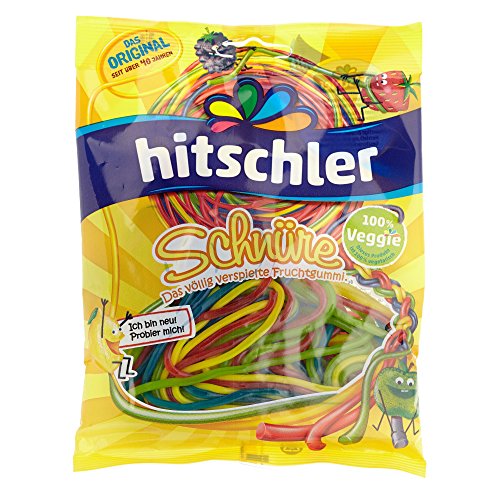 Hitschler Fruchtgummi-Schnüre 4 Farben, 125 g