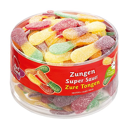 Red Band Zungen super sauer 100 Stück, 1er Pack (1 x 1.2 kg)